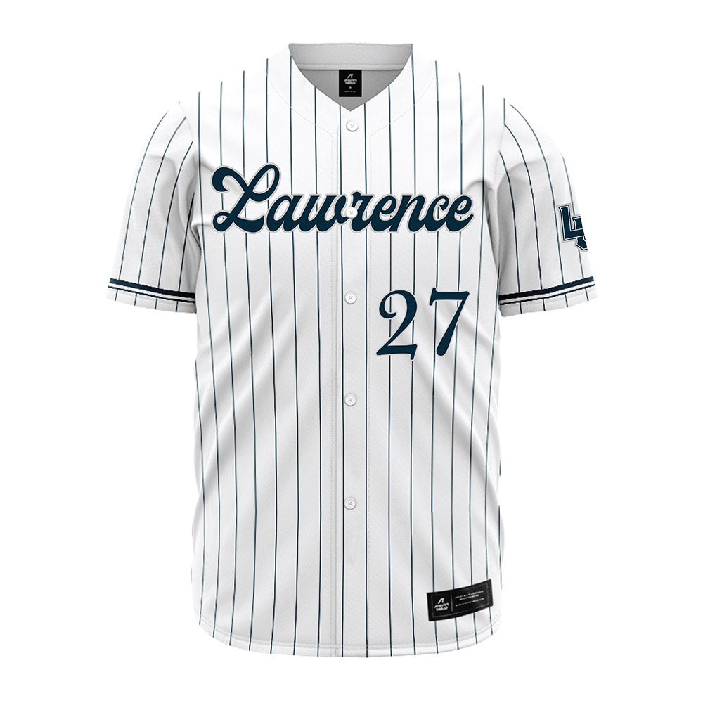 Lawrence - NCAA Baseball : Matt Sergeant - Pinstripe Jersey-0