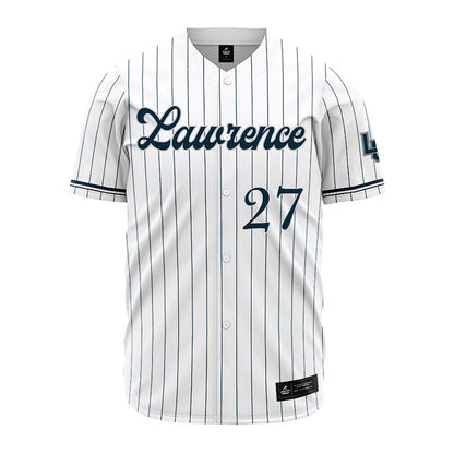 Lawrence - NCAA Baseball : Matt Sergeant - Pinstripe Jersey-0