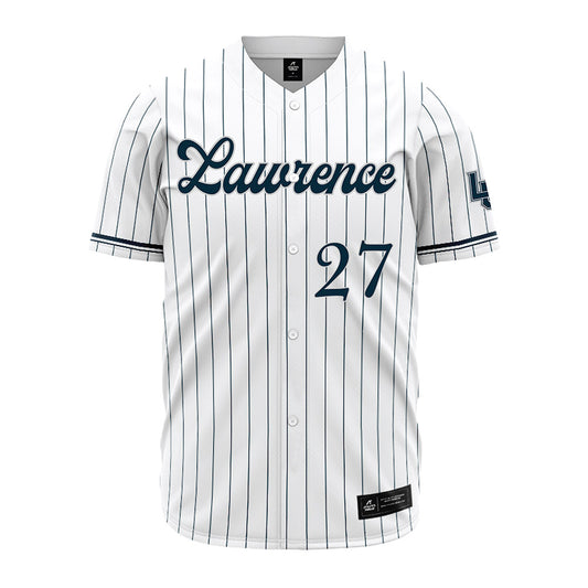 Lawrence - NCAA Baseball : Matt Sergeant - Pinstripe Jersey-0