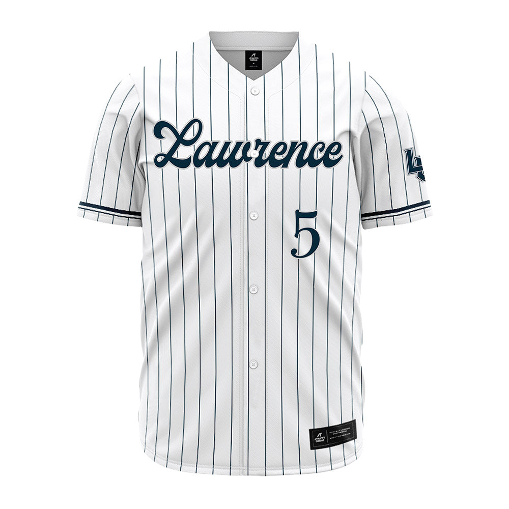 Lawrence - NCAA Baseball : Dylan Keelan - Pinstripe Jersey-0