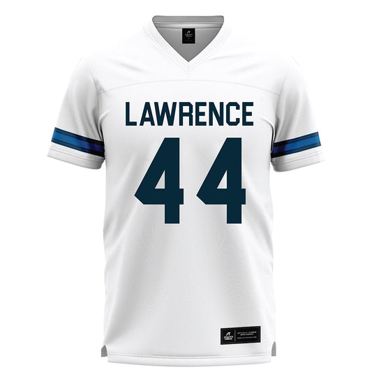 Lawrence - NCAA Men's Lacrosse : Zachary Breaux - White Lacrosse Jersey-0
