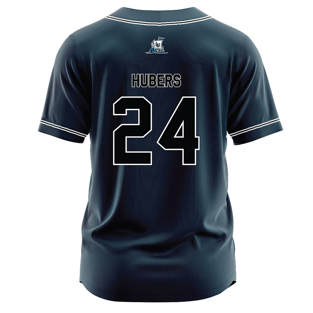 Lawrence - NCAA Softball : Lillian Hubers - Navy Jersey-1