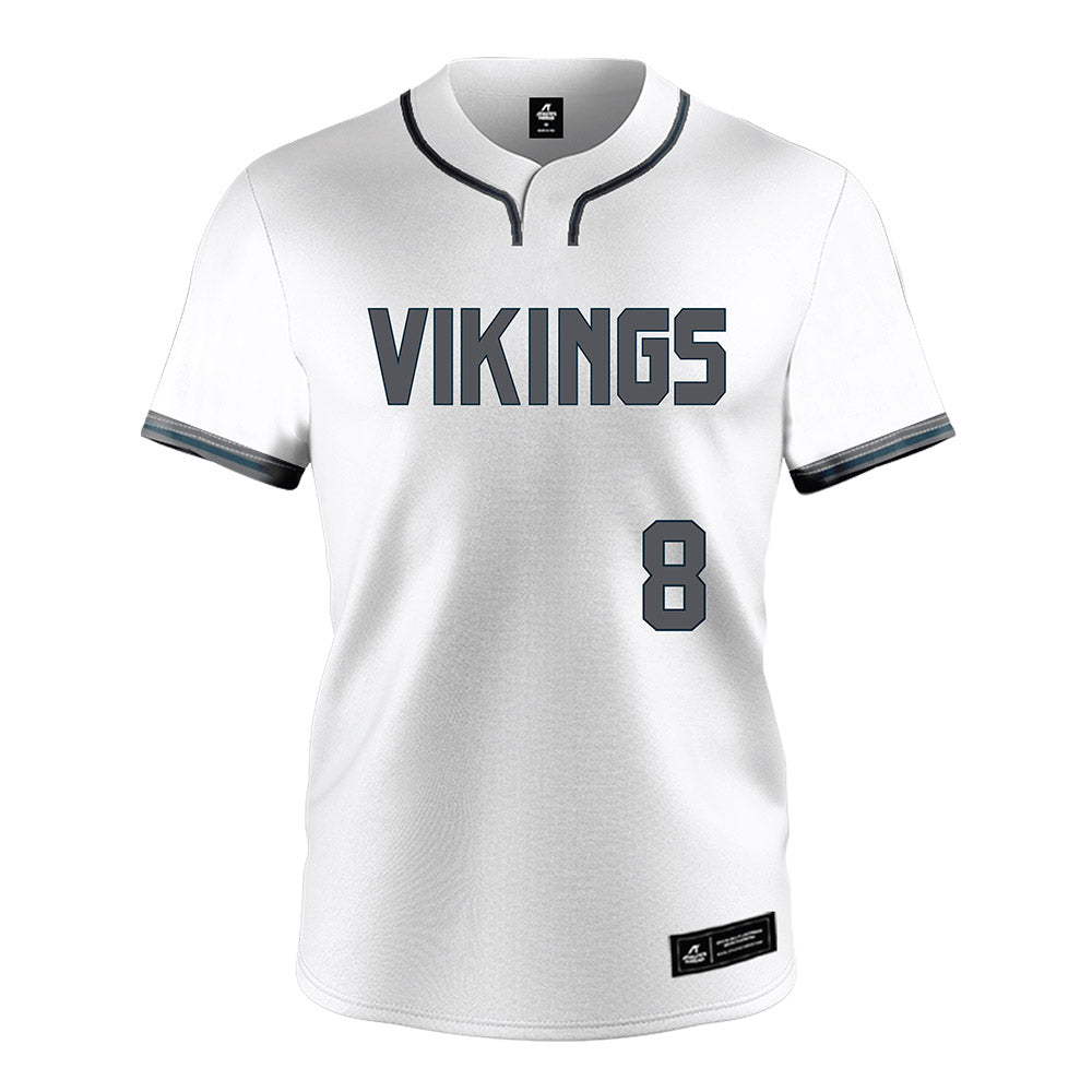 Lawrence - NCAA Softball : Brynn Donaldson - White Jersey-0