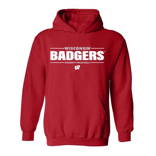 Wisconsin - NCAA Womens Volleyball : Roster Tee 26-27 Hooded Sweatshirt-0