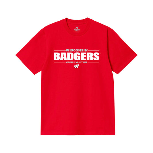 Wisconsin - NCAA Womens Volleyball : Roster Tee 26-27 T-Shirt-0