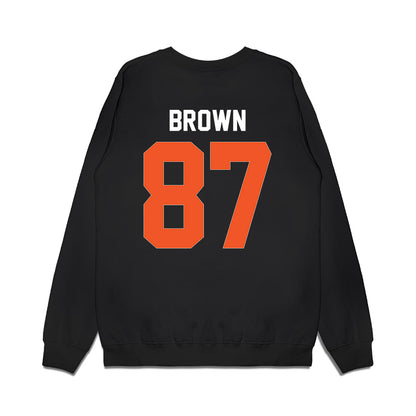 Oklahoma State - NCAA Football : Desean Brown - Graphic Premium Crewneck Sweatshirt-1