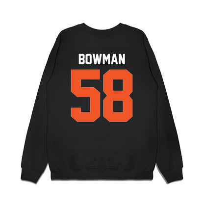 Oklahoma State - NCAA Football : Isaiah Bowman - Graphic Premium Crewneck Sweatshirt-1