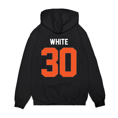 Oklahoma State - NCAA Football : Trip White - Graphic Premium Hooded Sweatshirt-1
