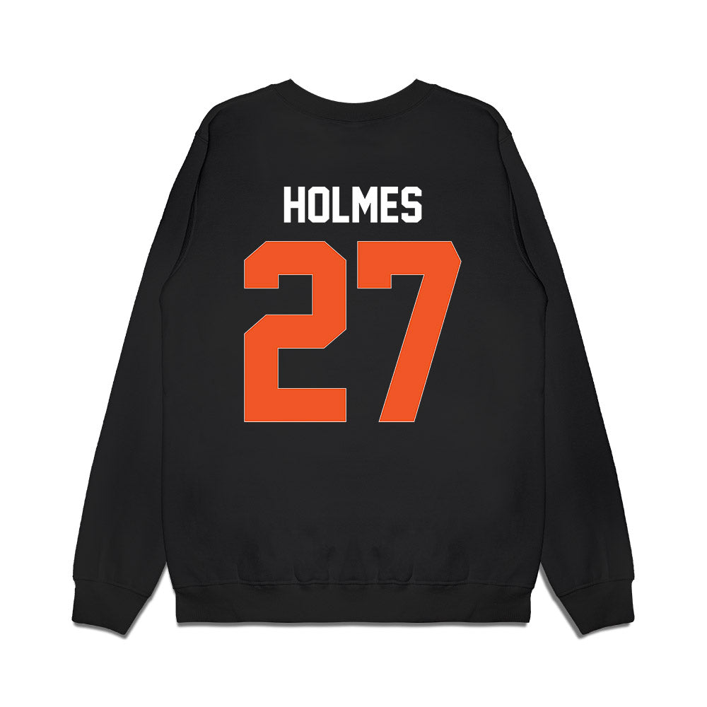 Oklahoma State - NCAA Football : Vincent Holmes - Graphic Premium Crewneck Sweatshirt-1