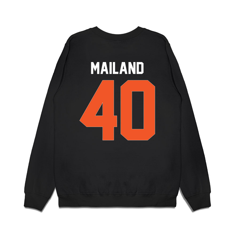 Oklahoma State - NCAA Football : Cooper Mailand - Graphic Premium Crewneck Sweatshirt-1