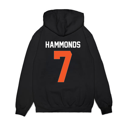 Oklahoma State - NCAA Football : Quinton Hammonds - Graphic Premium Hooded Sweatshirt-1