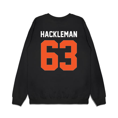 Oklahoma State - NCAA Football : Caleb Hackleman - Graphic Premium Crewneck Sweatshirt-1