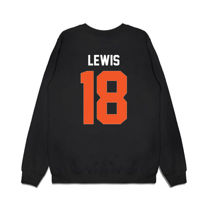 Oklahoma State - NCAA Football : Terrence Lewis - Graphic Premium Crewneck Sweatshirt-1