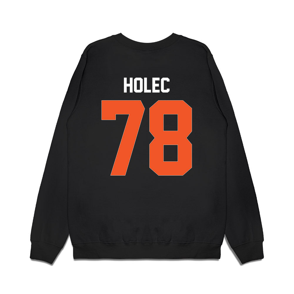 Oklahoma State - NCAA Football : Kai Holec - Graphic Premium Crewneck Sweatshirt-1