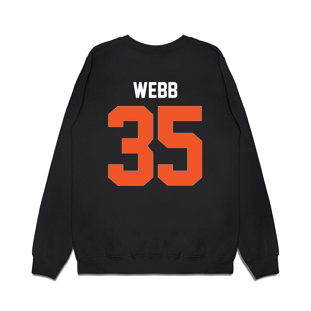 Oklahoma State - NCAA Football : Ayden Webb - Graphic Premium Crewneck Sweatshirt-1