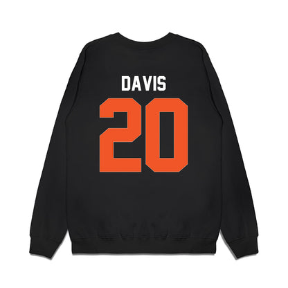 Oklahoma State - NCAA Football : Taurean Davis - Graphic Premium Crewneck Sweatshirt-1