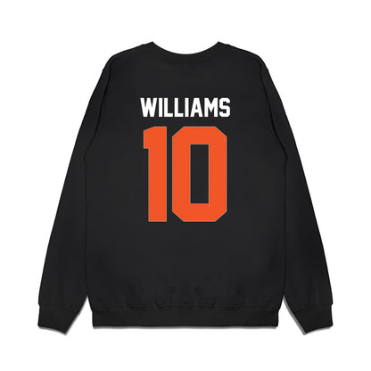 Oklahoma State - NCAA Football : James Williams - Graphic Premium Crewneck Sweatshirt-1