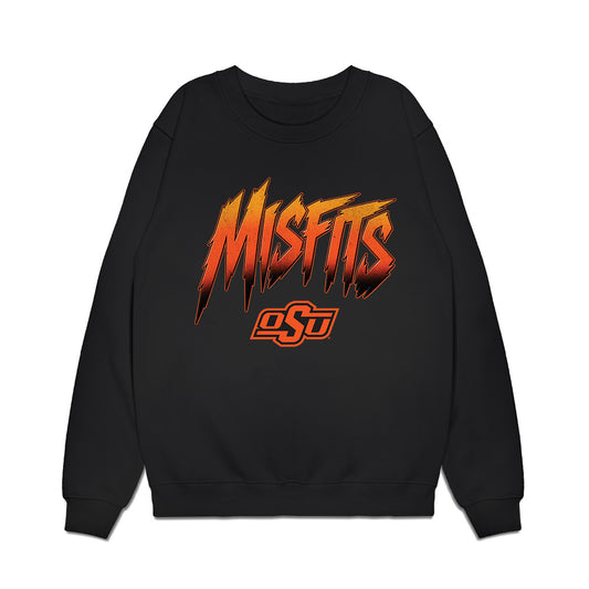 Oklahoma State - NCAA Football : Gabe Pendyala - Graphic Premium Crewneck Sweatshirt-0