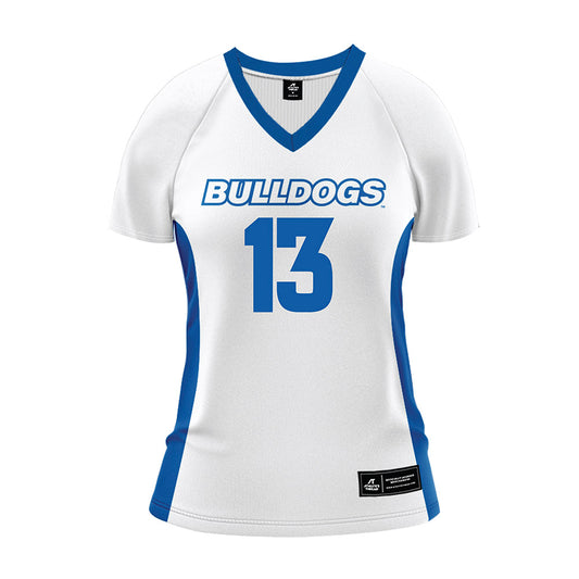 UNC Asheville - NCAA Women's Volleyball : Cadence Nichols - White Volleyball Jersey-0
