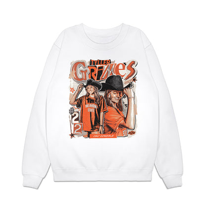 Oklahoma State - NCAA Women's Soccer : Tyller Grimes - Collage Premium Crewneck Sweatshirt-0