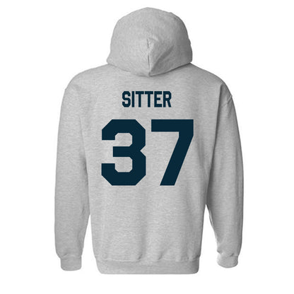Lawrence - NCAA Baseball : Ethan Sitter - Classic Shersey Hooded Sweatshirt-1