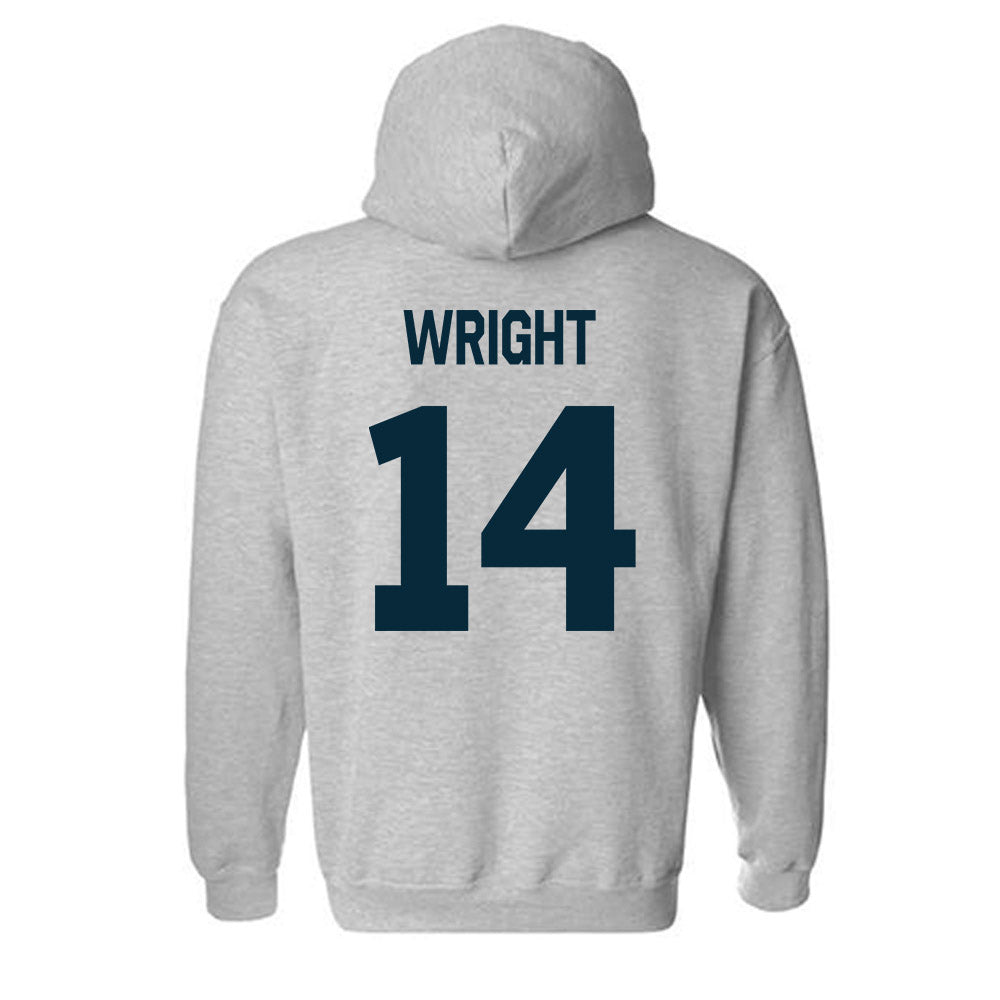 Lawrence - NCAA Men's Basketball : Samson Wright - Classic Shersey Hooded Sweatshirt-1
