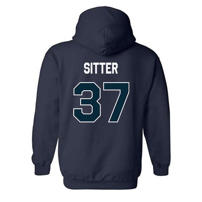 Lawrence - NCAA Baseball : Ethan Sitter - Classic Shersey Hooded Sweatshirt-1