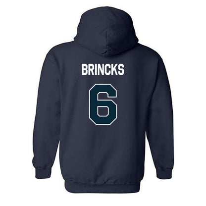 Lawrence - NCAA Baseball : Myles Brincks - Classic Shersey Hooded Sweatshirt-1
