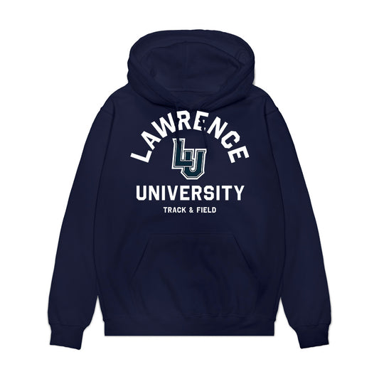 Lawrence - NCAA Men's Track & Field : Deangelo Delancy - Classic Shersey Hooded Sweatshirt-0
