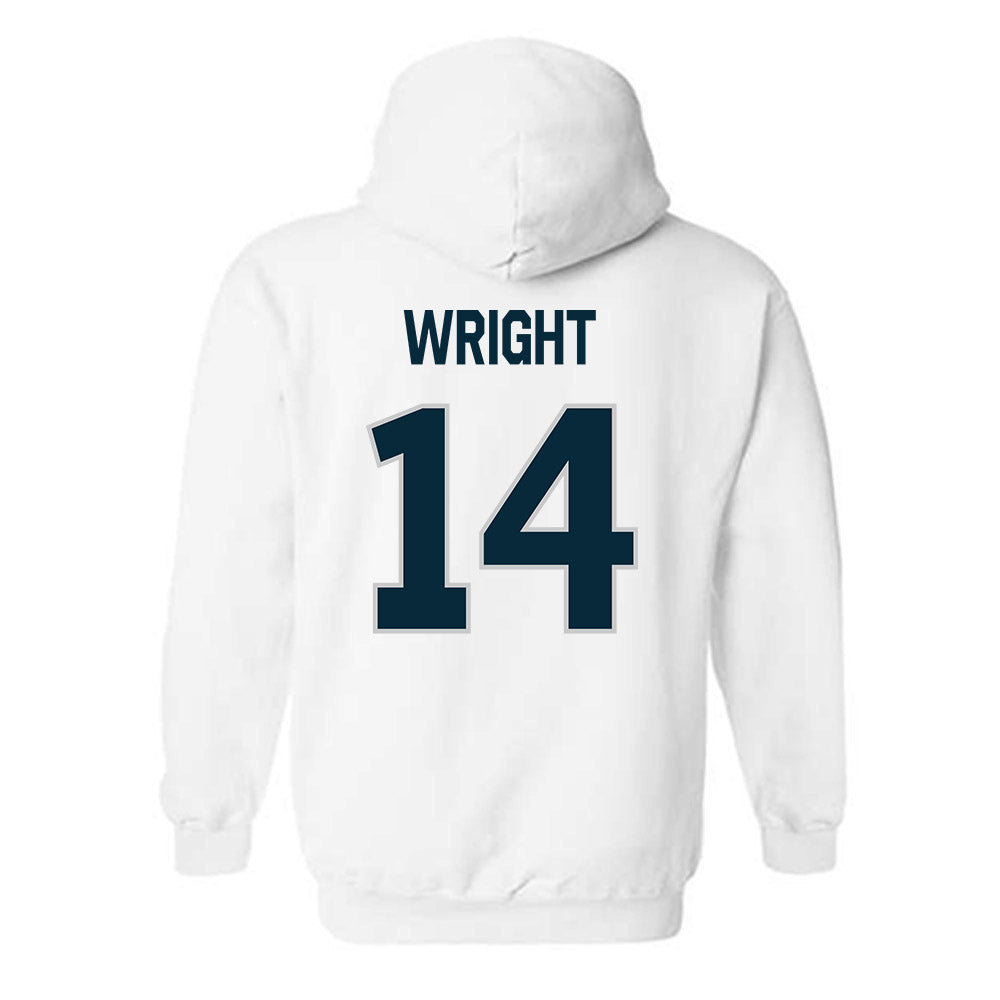 Lawrence - NCAA Men's Basketball : Samson Wright - Classic Shersey Hooded Sweatshirt-1