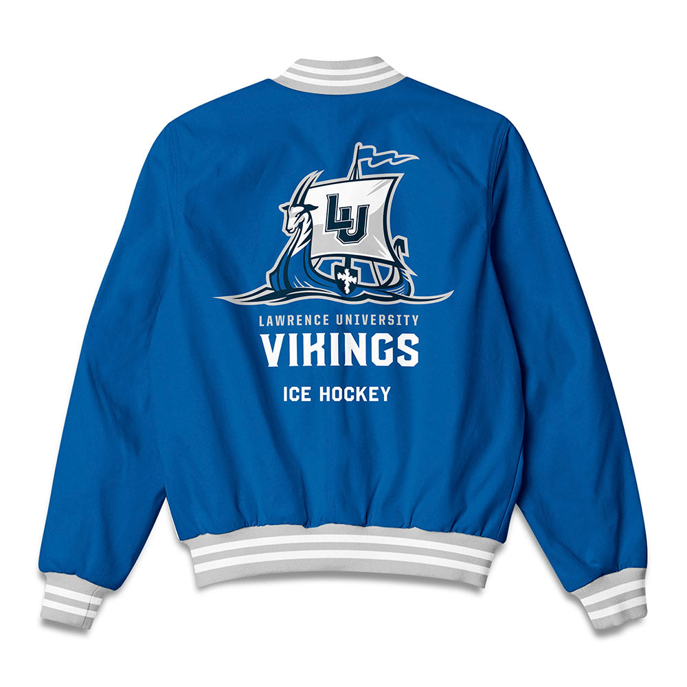 Lawrence - NCAA Women's Ice Hockey : Jazmin Bauer - Bomber Jacket-1