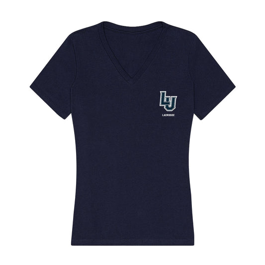 Lawrence - NCAA Men's Lacrosse : Eamon Tegenfeldt-Pfohman - Women's V-Neck T-Shirt-0