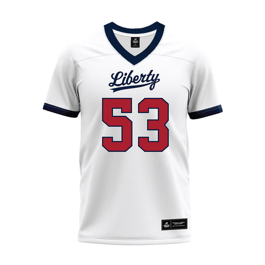 Liberty - NCAA Football : Alex Birchmeier - White Premium Football Jersey-0