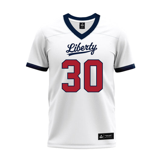 Liberty - NCAA Football : Ethan Crisp - White Premium Football Jersey-0