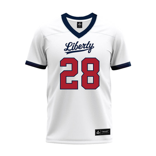 Liberty - NCAA Football : Andrew Ryman - White Premium Football Jersey-0