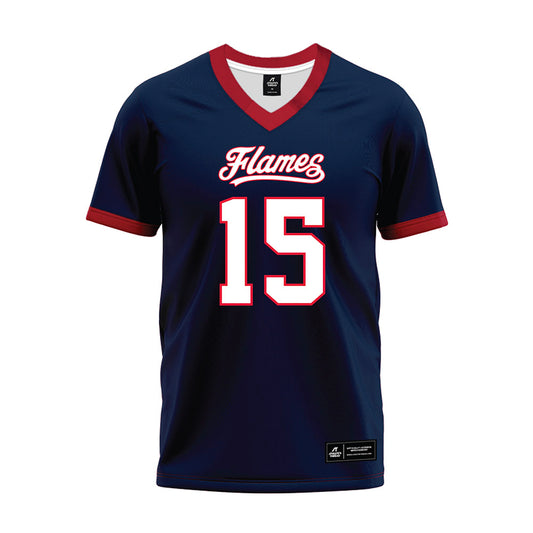 Liberty - NCAA Football : Ethan Vasko - Blue Premium Football Jersey-0