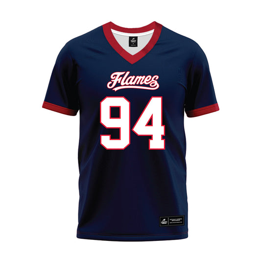 Liberty - NCAA Football : Nathan Pirolli - Blue Premium Football Jersey-0