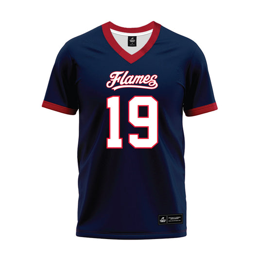 Liberty - NCAA Football : Jayden Whaley - Blue Premium Football Jersey-0