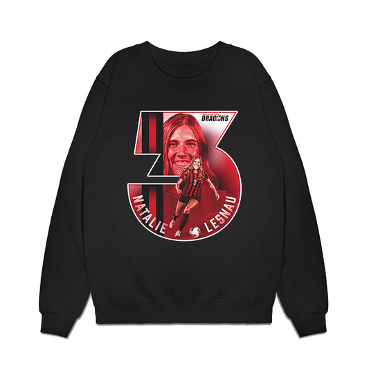 MSUM - NCAA Women's Soccer : Natalie Lesnau - Collage Premium Crewneck Sweatshirt-0