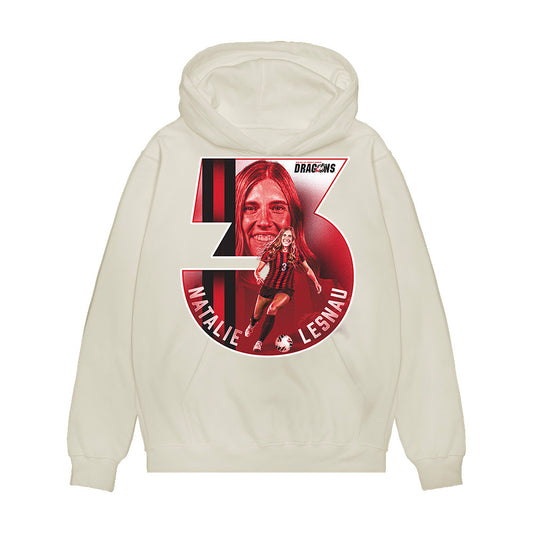 MSUM - NCAA Women's Soccer : Natalie Lesnau - Collage Premium Hooded Sweatshirt-0