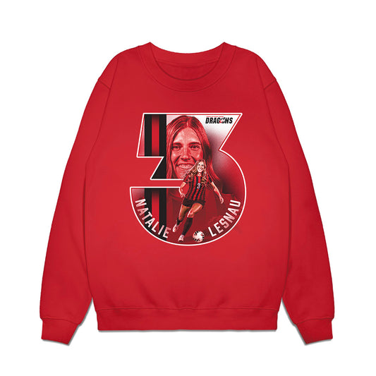 MSUM - NCAA Women's Soccer : Natalie Lesnau - Collage Premium Crewneck Sweatshirt-0