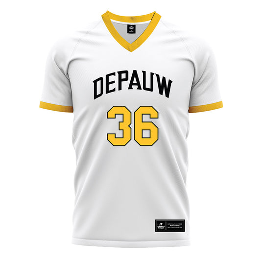 DePauw - NCAA Women's Soccer : Adalynn Fledderman - White Soccer Jersey-0