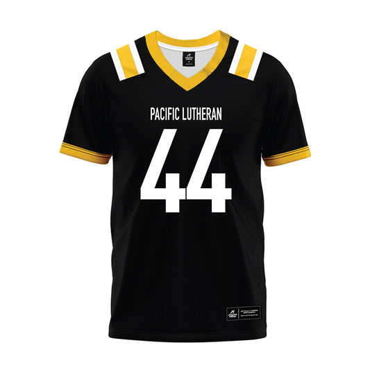 PLU - NCAA Football : David Castleberry - Black Premium Football Jersey-0