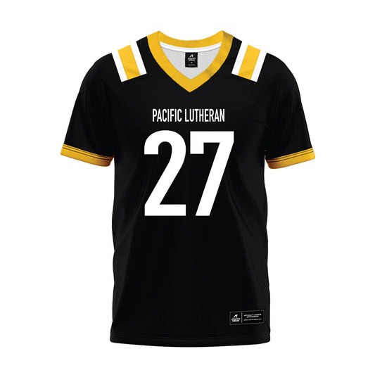 PLU - NCAA Football : Darius Sum - Black Premium Football Jersey-0
