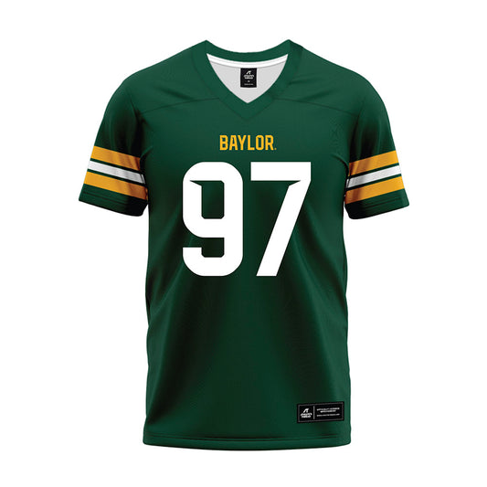Baylor - NCAA Football : Bronson Mueller - Green Premium Football Jersey-0