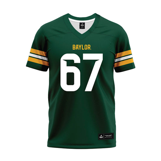 Baylor - NCAA Football : David Roberts - Green Premium Football Jersey-0
