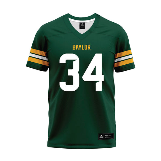 Baylor - NCAA Football : Davion Peters - Green Premium Football Jersey-0