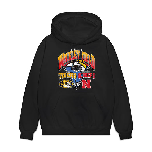 Missouri - NCAA Women's Volleyball : Eva Smith - Mizzou vs Nebraska Premium Hooded Sweatshirt-0