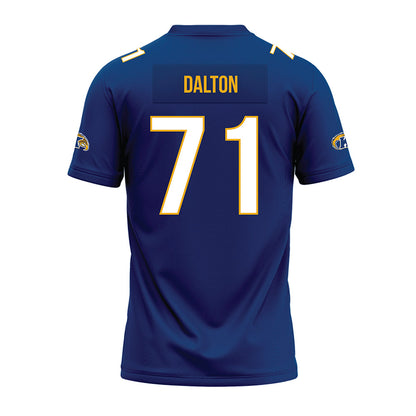 Kent State - NCAA Football : Liam Dalton - Navy Premium Football Jersey-1