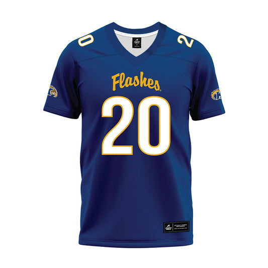 Kent State - NCAA Football : Rafael Terrero - Navy Premium Football Jersey-0
